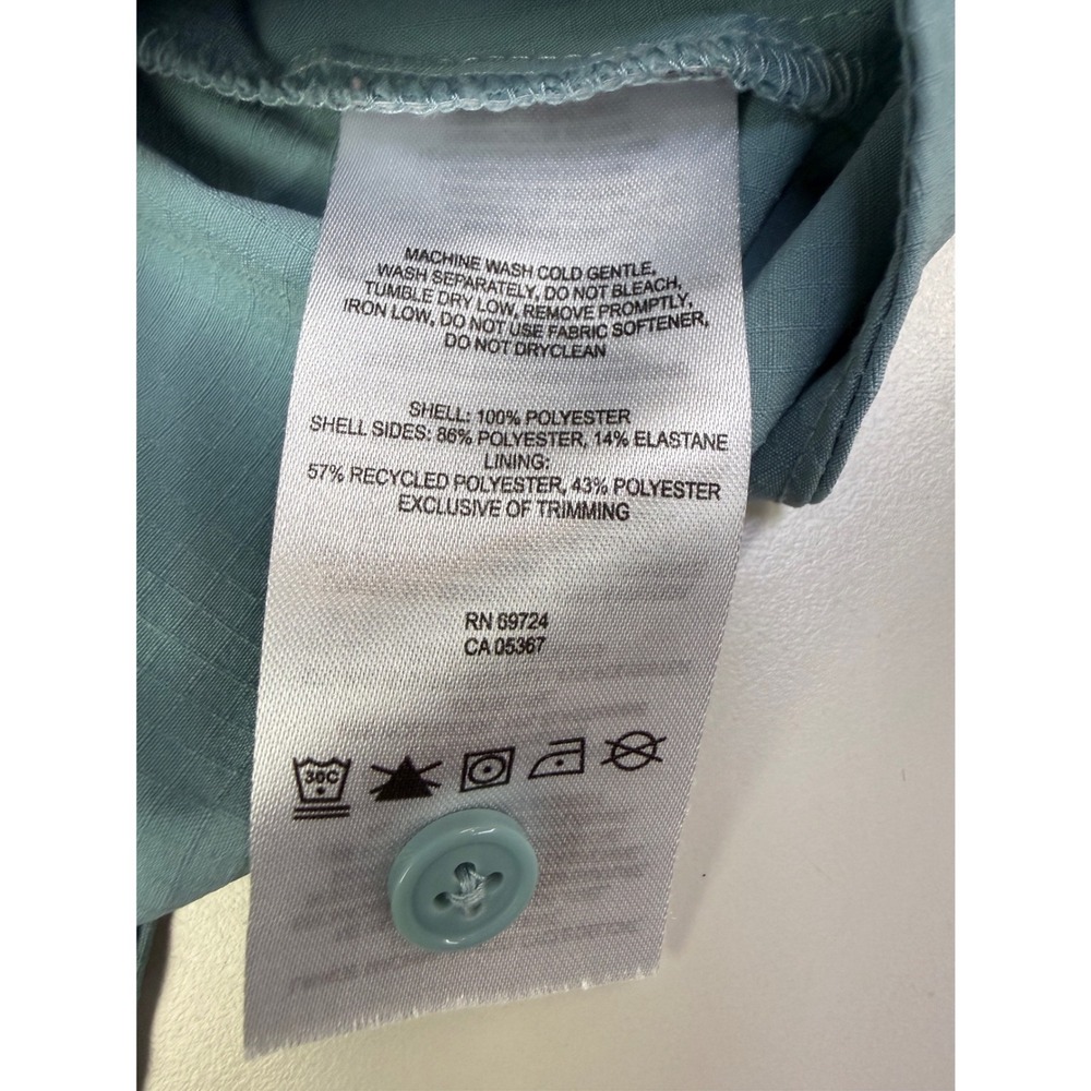 Columbia Womens Silver Ridge Long Sleeve Shirt Blue Grey Sun Valley AL7079 L‎ - Picture 7 of 11